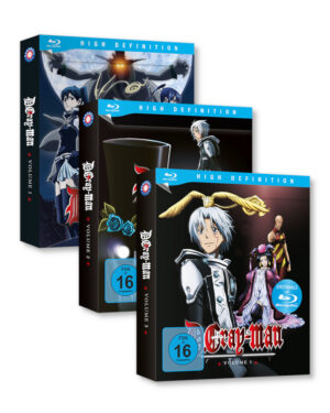 D.Gray-Man Volume 1 bis 3 Blu-ray