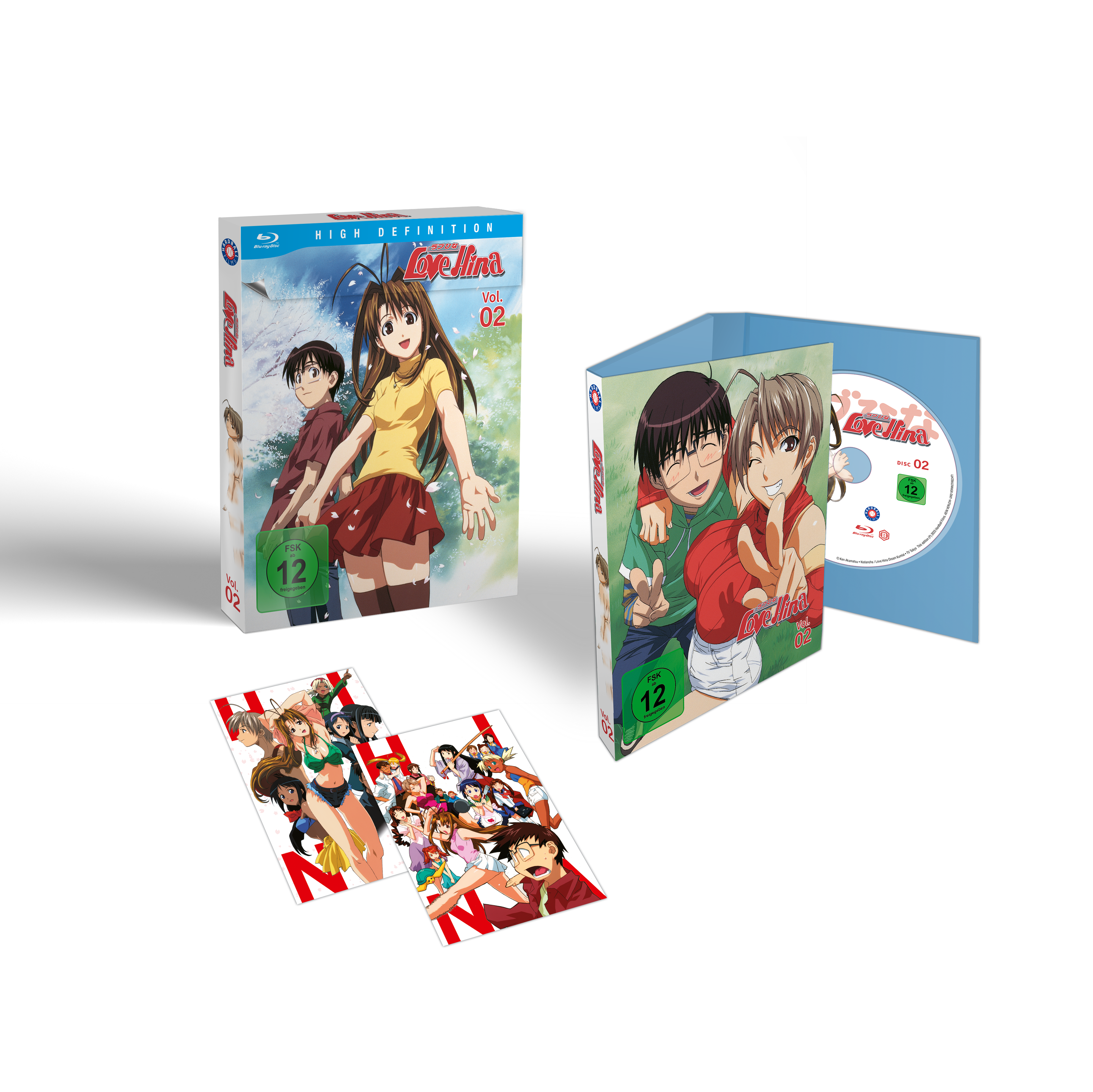 Komplettansicht Love Hina Vol.2