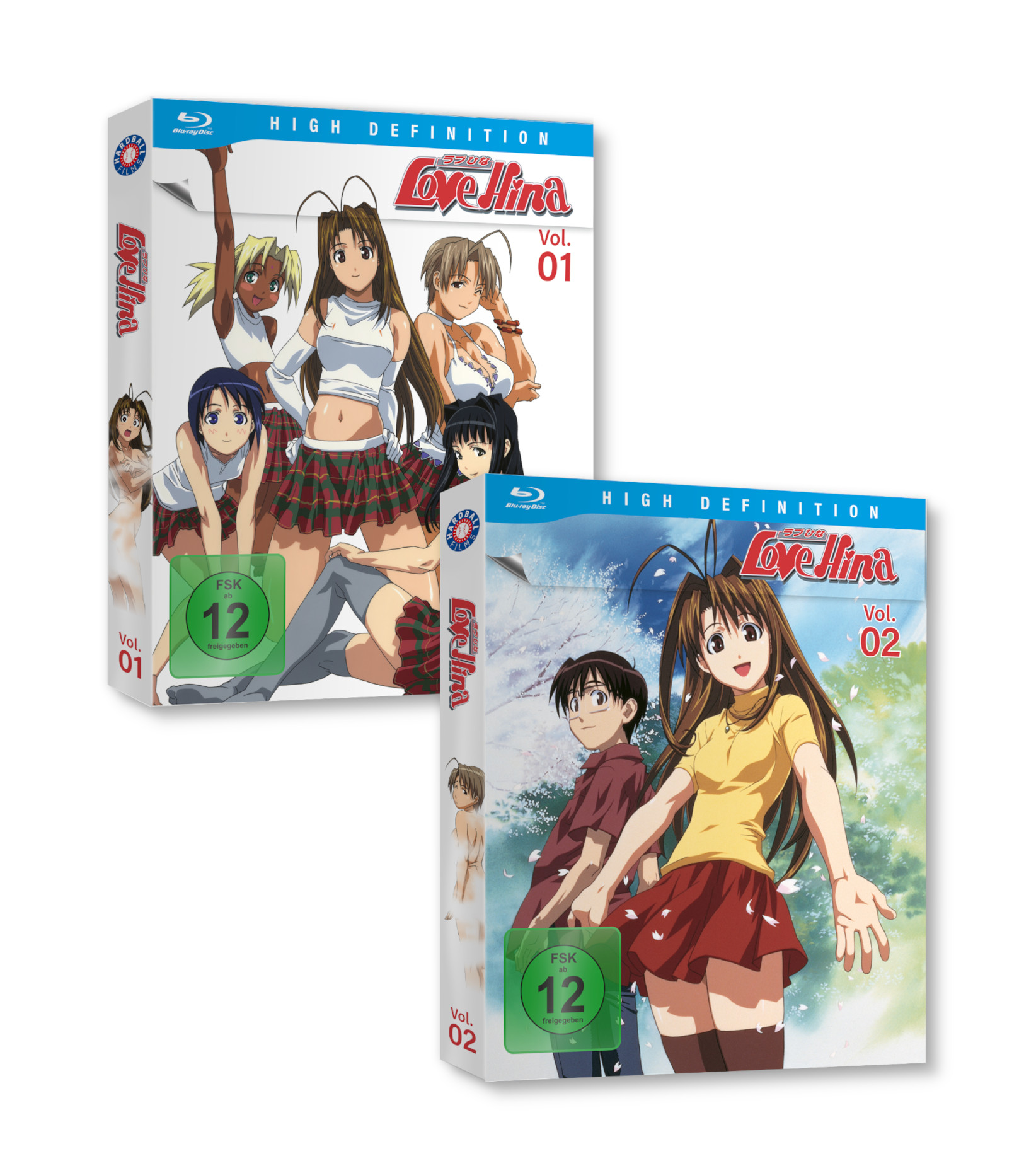 Love Hina Blu-ray Bundle Love Hina Volume 1 und 2 Blu-ray